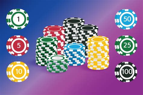 blackjack chips color value